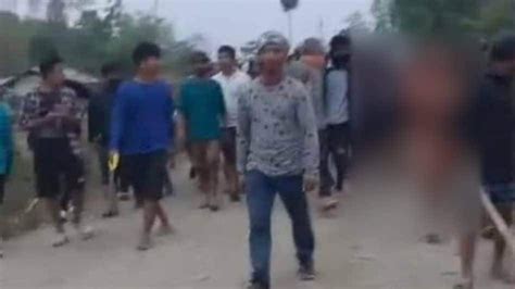 Manipur news: Viral video of women paraded naked and abused。